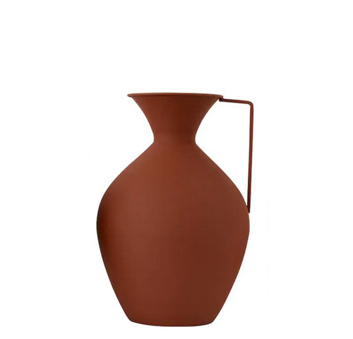 111 Powder coated iron vase - Vase metal decoratif H.37